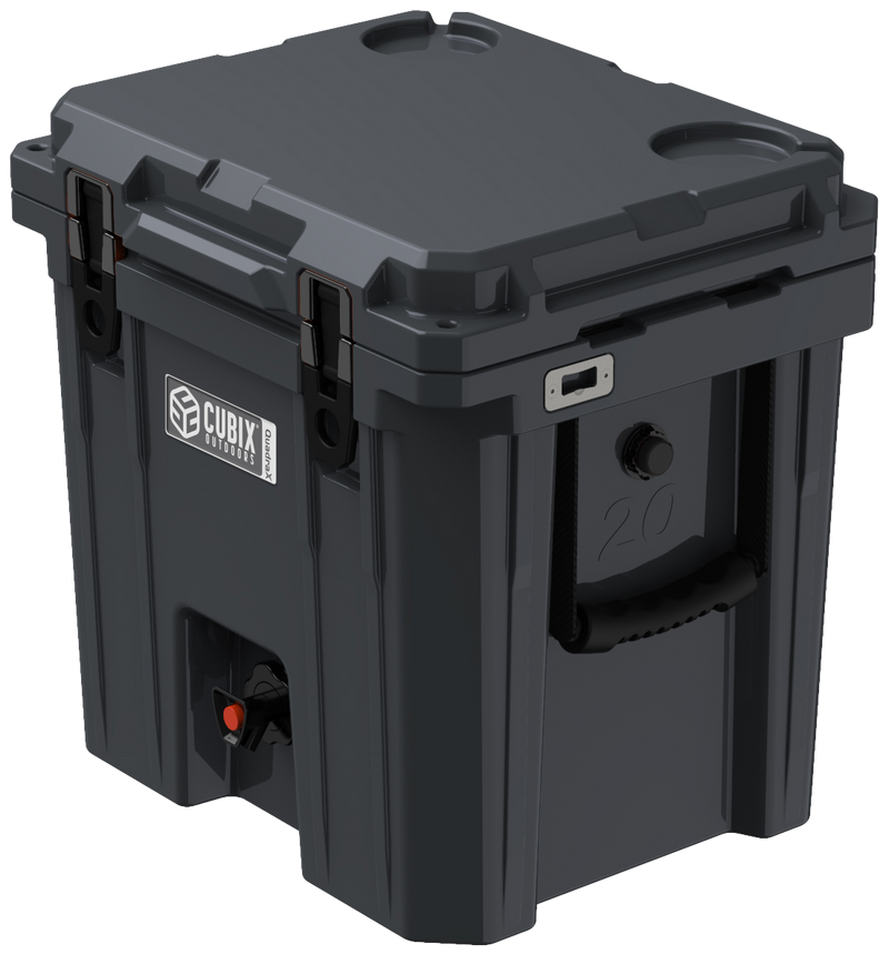 Load image into Gallery viewer, 5 Gallon, 2-in-1 Beverage Dispenser/Cooler - QuadraX Hard Cooler
