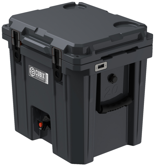 5 Gallon, 2-in-1 Beverage Dispenser/Cooler - QuadraX Hard Cooler