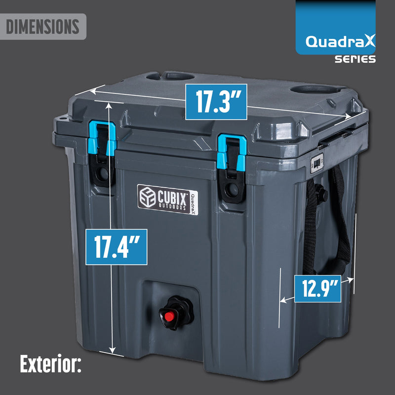 Load image into Gallery viewer, 5 Gallon, 2-in-1 Beverage Dispenser/Cooler - QuadraX Hard Cooler
