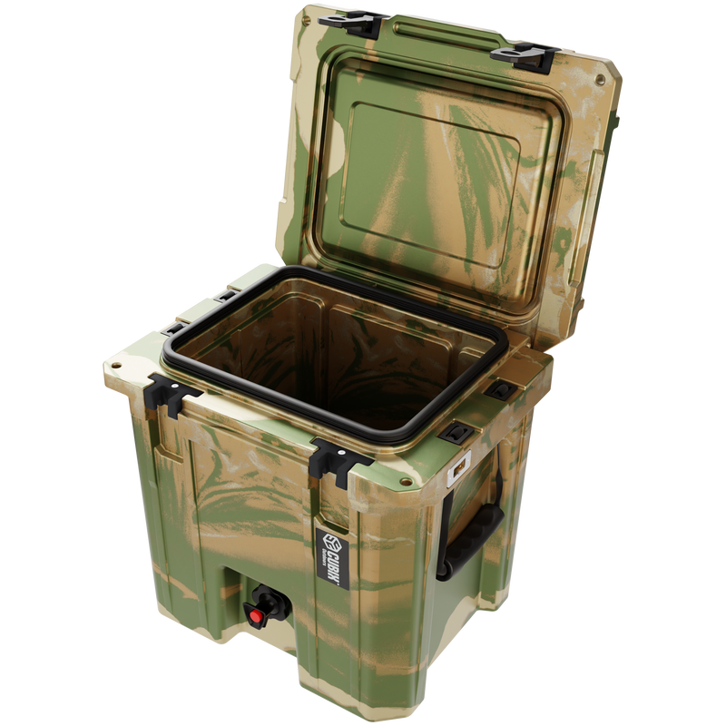 Load image into Gallery viewer, 5 Gallon, 2-in-1 Beverage Dispenser/Cooler - QuadraX Hard Cooler
