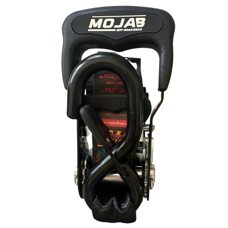 Load image into Gallery viewer, 1.6&quot; x 15&#39; Ratchet Tie-Down Set  (Pack of 4) , Closed Hook (Lifetime Warranty)
