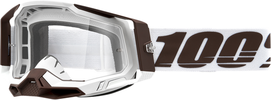 100% Racecraft 2 Goggles - Snowbird - Clear 50009-00007