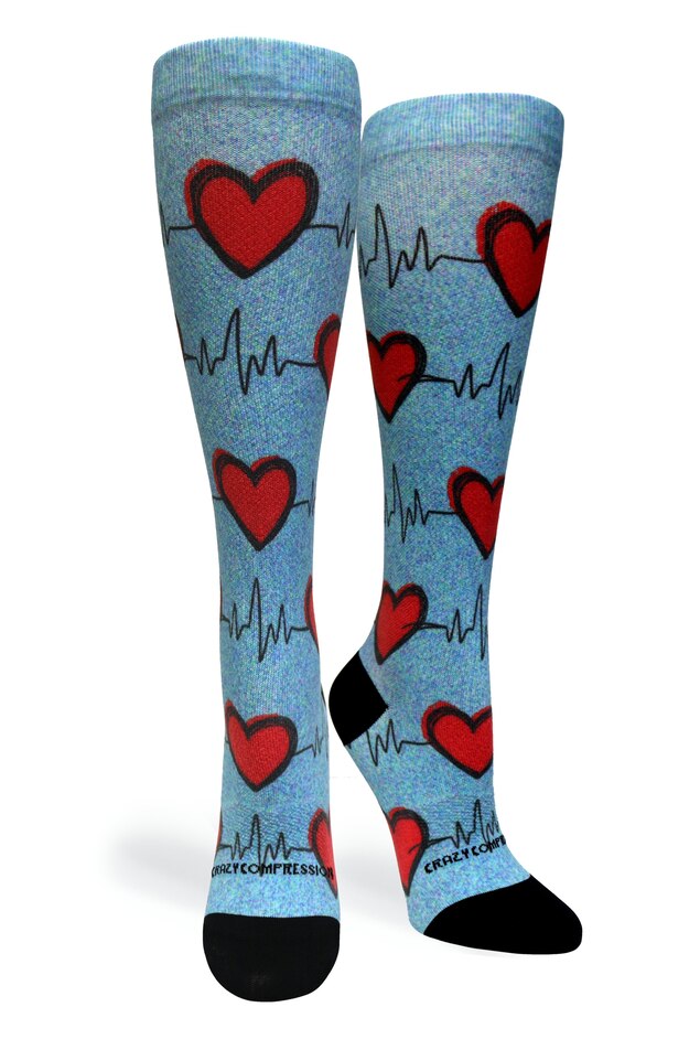 Load image into Gallery viewer, Heart Station Blue - (Standard &amp; Extra Wide)
