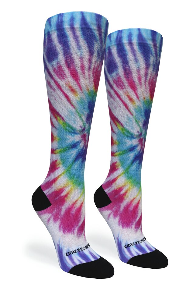 Load image into Gallery viewer, Tie Dye Rainbow - (Standard &amp; Extra Wide)
