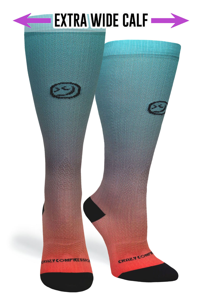 Load image into Gallery viewer, Ombré Peach Aqua - (Standard &amp; Extra Wide)
