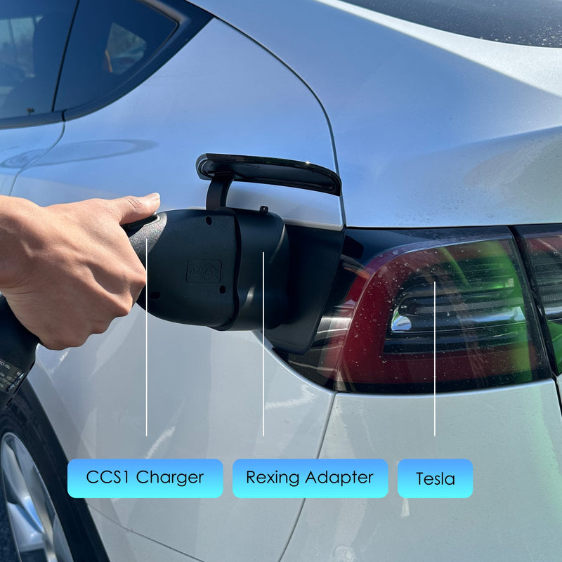 Load image into Gallery viewer, Rexing CCS to Tesla Charging Adapter
