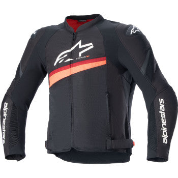 ALPINESTARS T-GP Plus R v4 Airflow Jacket - Black/Red Fluo - Medium 3300624-1030-M