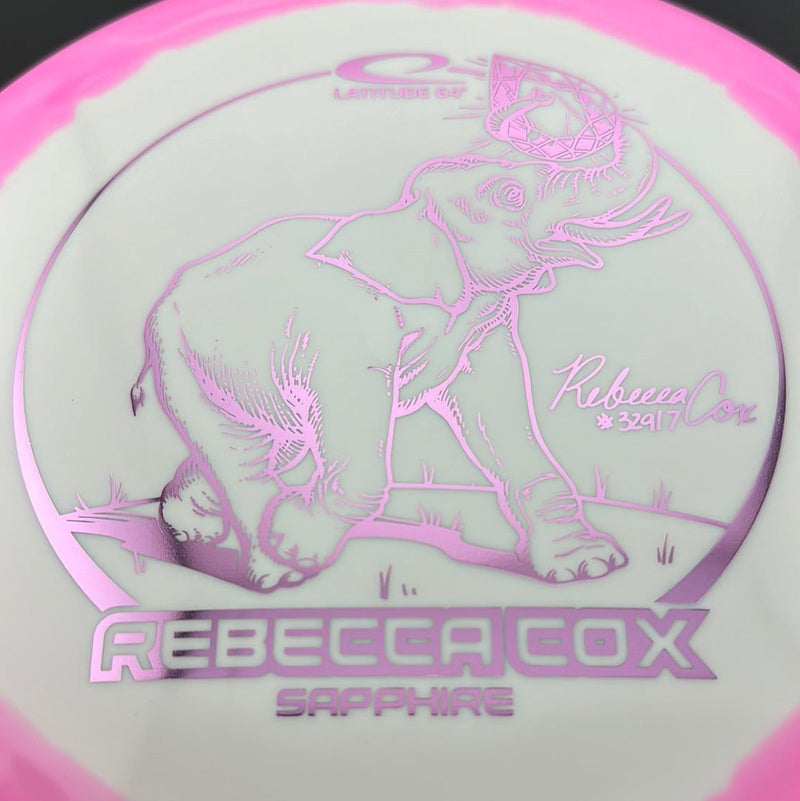 Load image into Gallery viewer, Gold Orbit Sapphire - Rebecca Cox 2024 Tour Series
