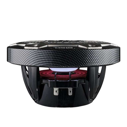 NXL 6.5" 2-Way Coaxial Marine Speaker With LED RGB Lights 100 Watts Rms 4-Ohm - Black Carbon Fiber - Skoutley Outdoors LLC