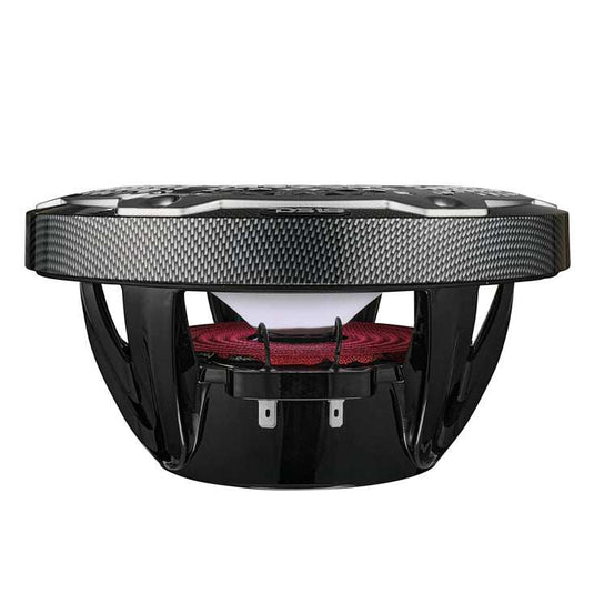 NXL 8" 2-Way Coaxial Marine Speaker With LED RGB Lights 125 Watts Rms 4-Ohm - Black Carbon Fiber - Skoutley Outdoors LLC