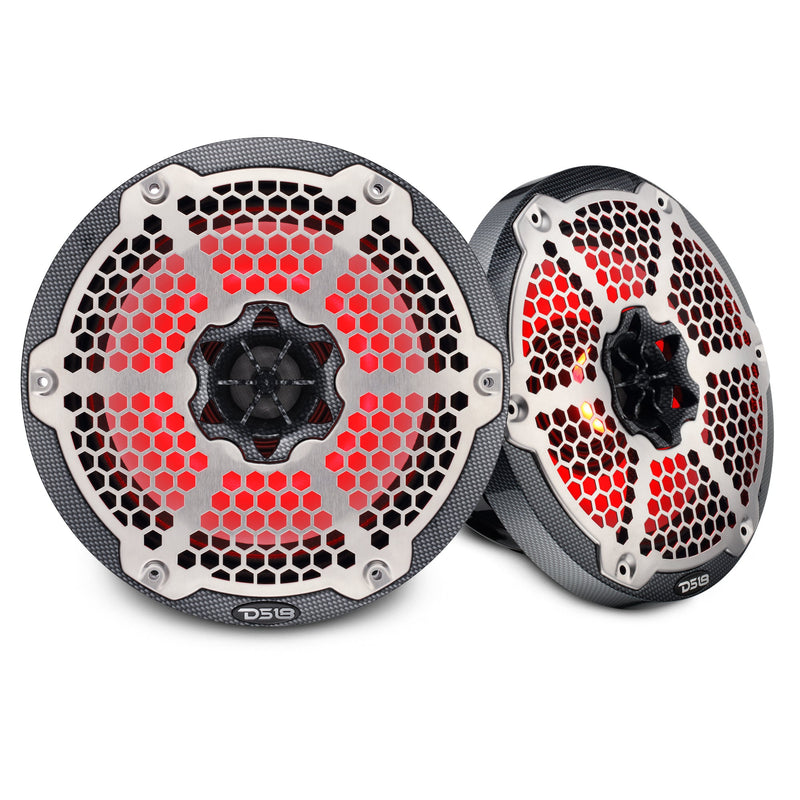 Load image into Gallery viewer, 8” Marine 2-Way Hybrid Speaker with RGB LED, Compression Driver and Neodymium Magnet | 350W RMS 4-Ohm
