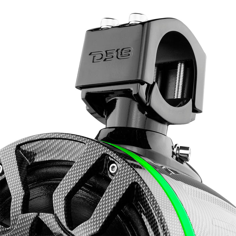 Load image into Gallery viewer, NXL 8&quot; Marine and Powersports Compact PRO Towers with Loudspeaker and driver Built in LED RGB Lights 250 Watts Rms -Black Carbon Fiber (PRO-HY8.4B Included)
