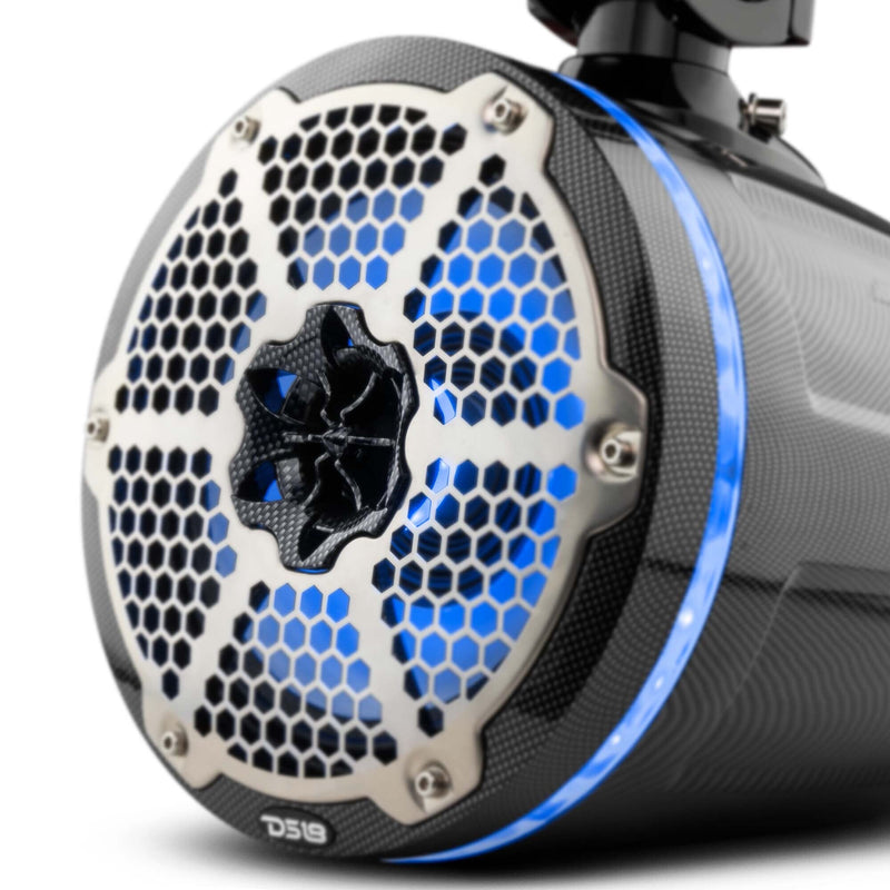 Load image into Gallery viewer, Jeep Gladiator JT Mounting Bar + 4x 8” Marine Tower Speakers with RGB LED Lights
