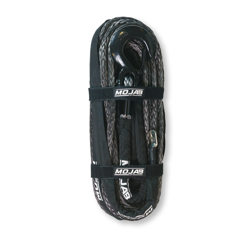 Load image into Gallery viewer, 1/2'' x 78' Synthetic Winch Rope with Removable Forged Winch Hook

