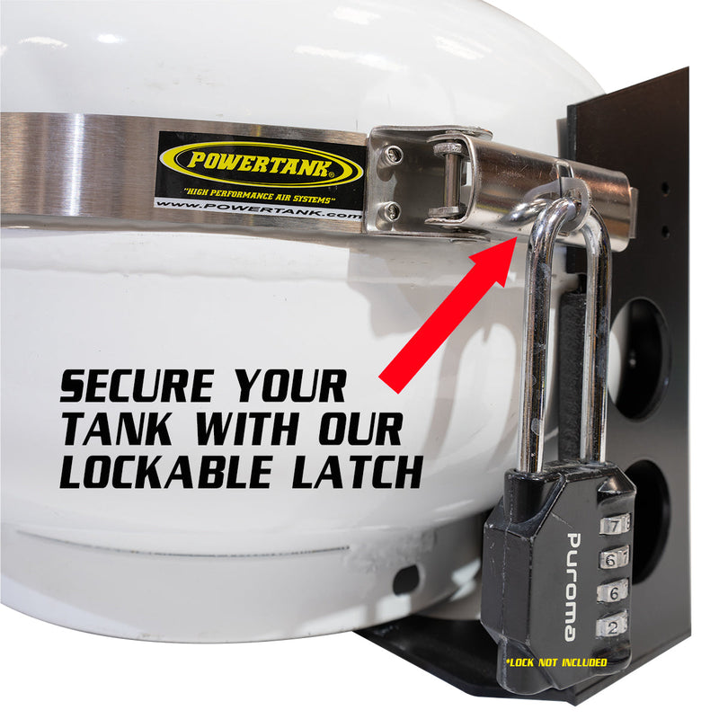 Load image into Gallery viewer, Tor LOCKER Bracket for 11 lb Squatty Propane Tank &amp; 11 lb Viking Composite Tank
