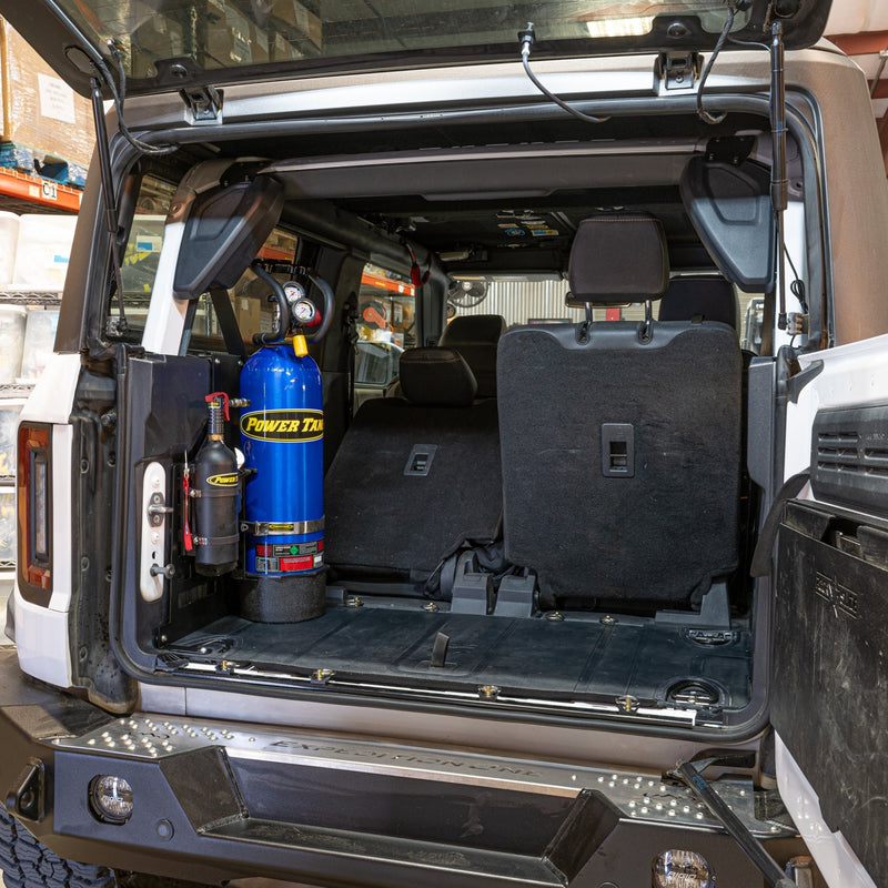 Load image into Gallery viewer, 2 Door Bronco Plate - Power Tank or Propane Tank mount (6th Gen 2021+)
