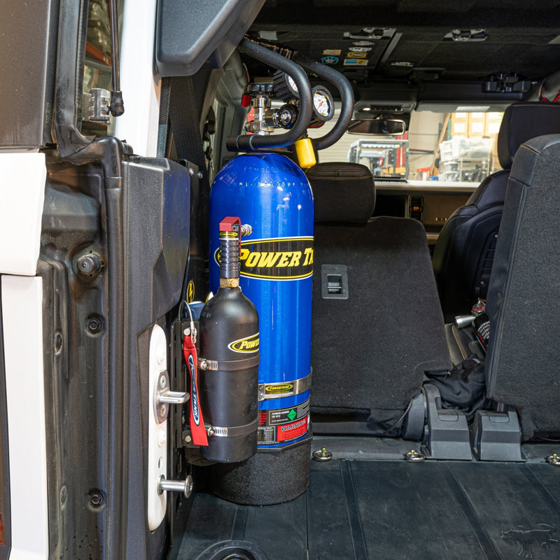 Load image into Gallery viewer, 2 Door Bronco Plate - Power Tank or Propane Tank mount (6th Gen 2021+)
