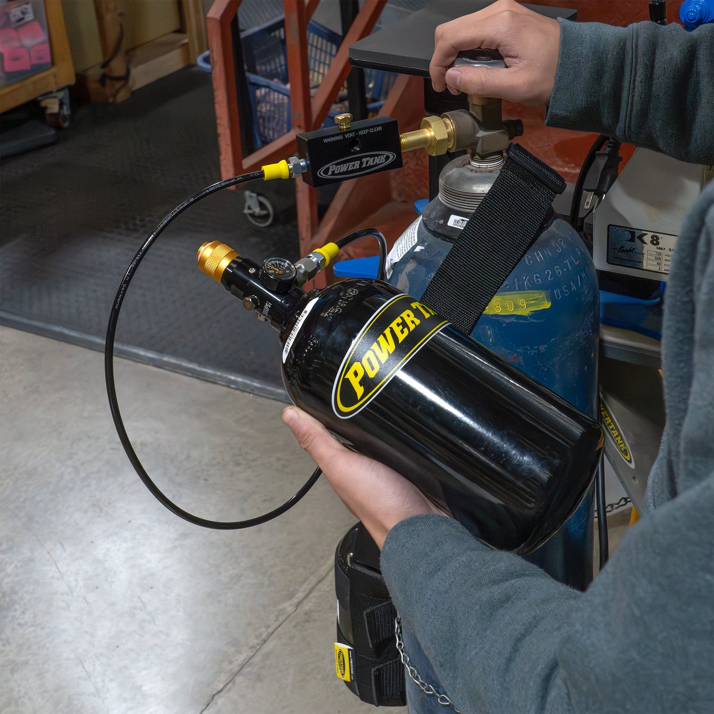 ORI Shock Boss ™ V2 - 800 psi Dual Fill Strut Inflator - Portable Nitrogen Shock Tuning Kit