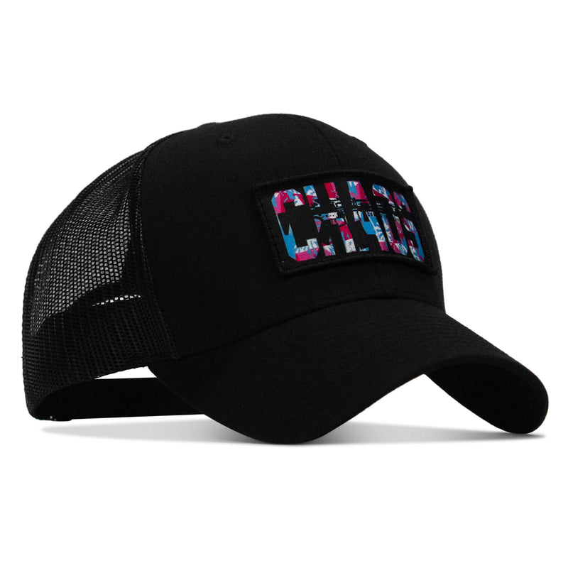 Load image into Gallery viewer, Chaos Hawaiian Patch Snapback Hat
