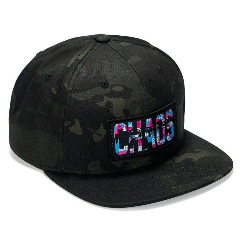 Load image into Gallery viewer, Chaos Hawaiian Flatbill SnapBack Hat
