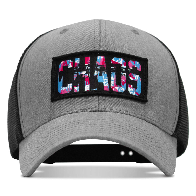 Load image into Gallery viewer, Chaos Hawaiian Patch Snapback Hat
