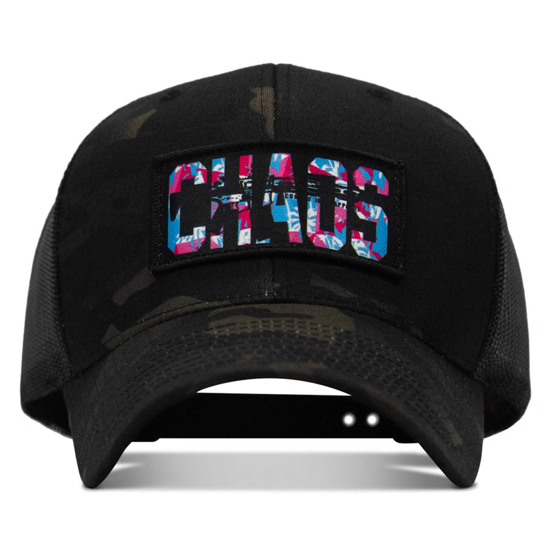 Load image into Gallery viewer, Chaos Hawaiian Patch Snapback Hat
