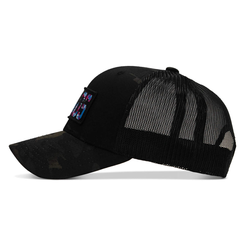 Load image into Gallery viewer, Chaos Hawaiian Patch Snapback Hat
