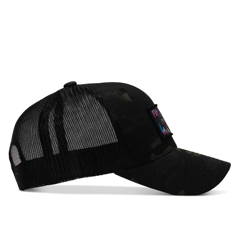 Load image into Gallery viewer, Chaos Hawaiian Patch Snapback Hat
