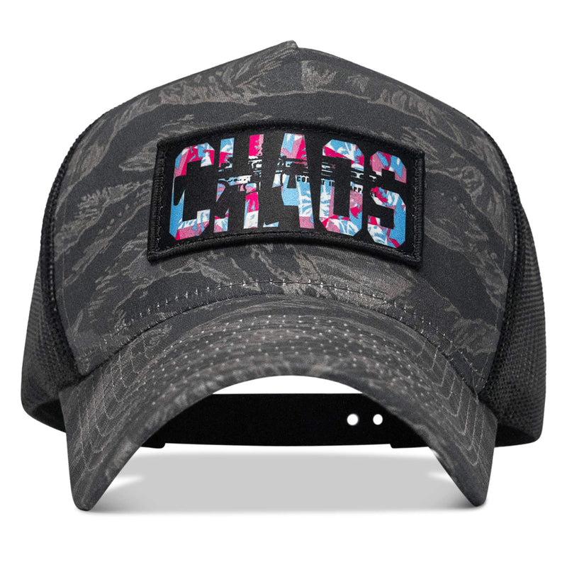 Load image into Gallery viewer, Chaos Patch Five Panel Breacher Snapback Hat

