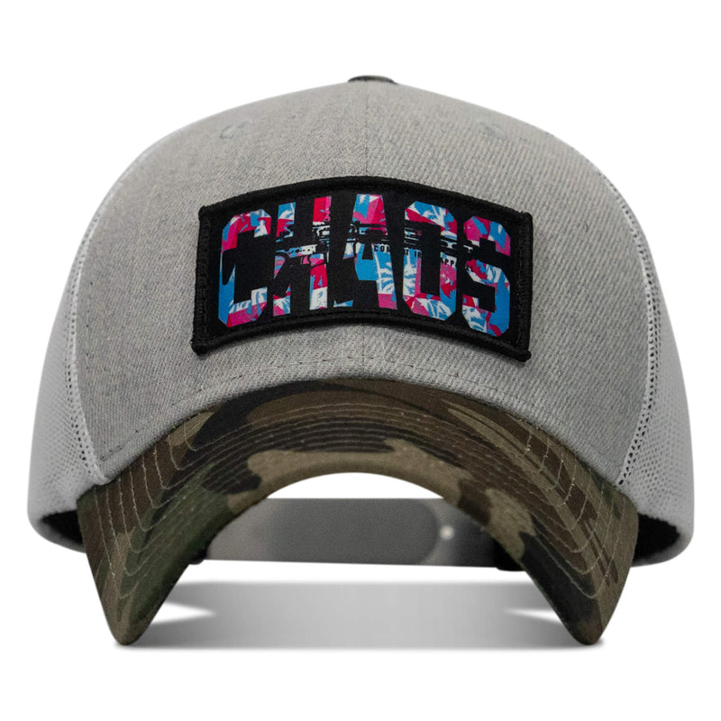 Load image into Gallery viewer, Chaos Hawaiian Patch Snapback Hat
