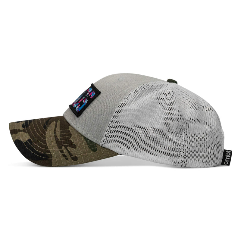 Load image into Gallery viewer, Chaos Hawaiian Patch Snapback Hat

