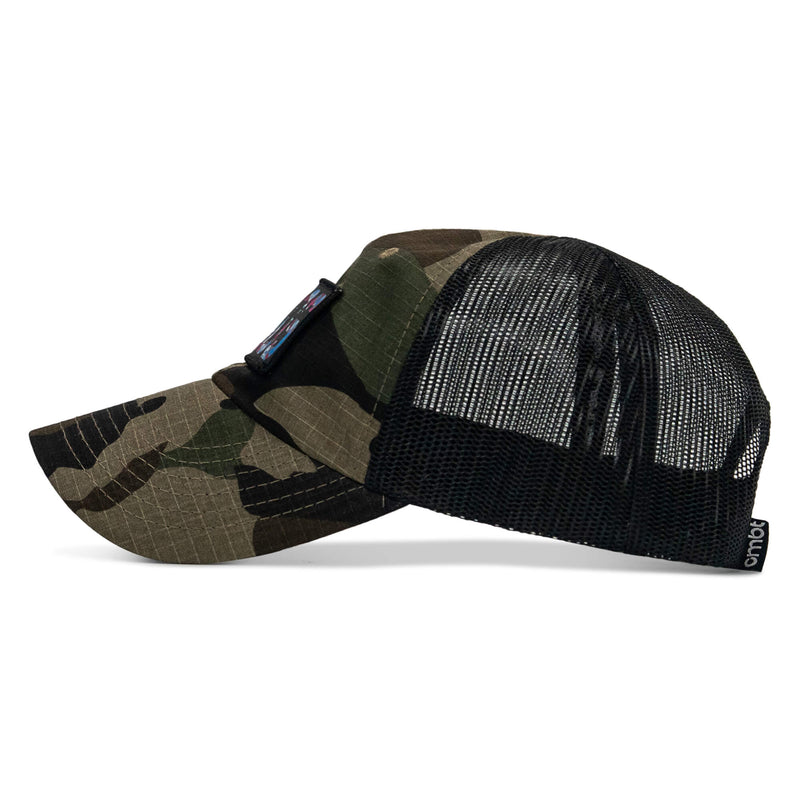 Load image into Gallery viewer, Chaos Hawaiian Patch Tactical Ripstop Mesh Snapback Hat
