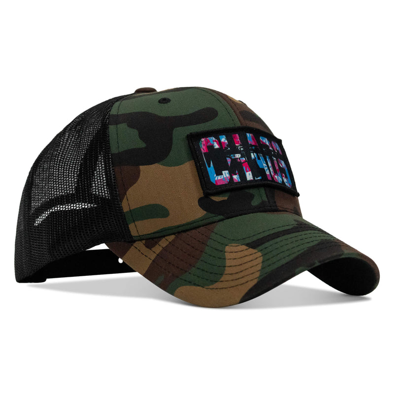 Load image into Gallery viewer, Chaos Hawaiian Patch Snapback Hat
