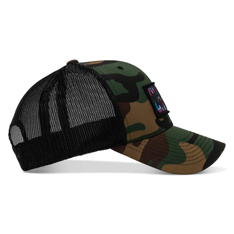 Load image into Gallery viewer, Chaos Hawaiian Patch Snapback Hat

