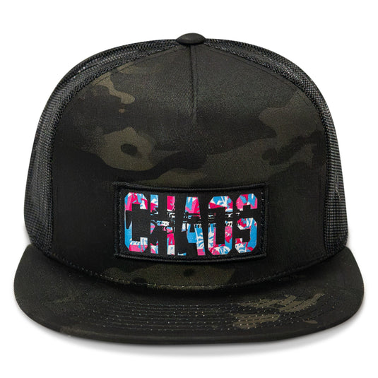 Chaos Hawaiian Flatbill SnapBack Hat