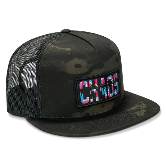 Chaos Hawaiian Flatbill SnapBack Hat