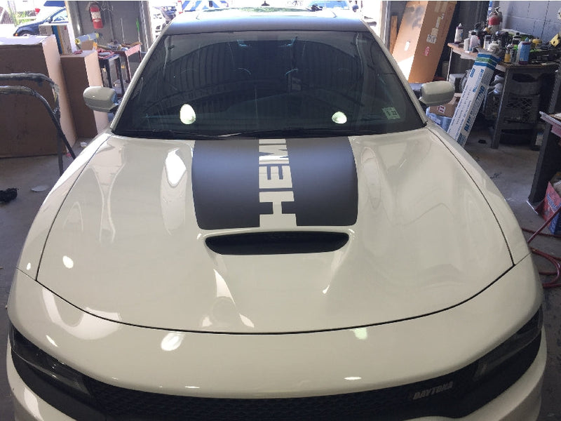 Load image into Gallery viewer, Hood Decal Cover for 2015-2021 Dodge Charger
