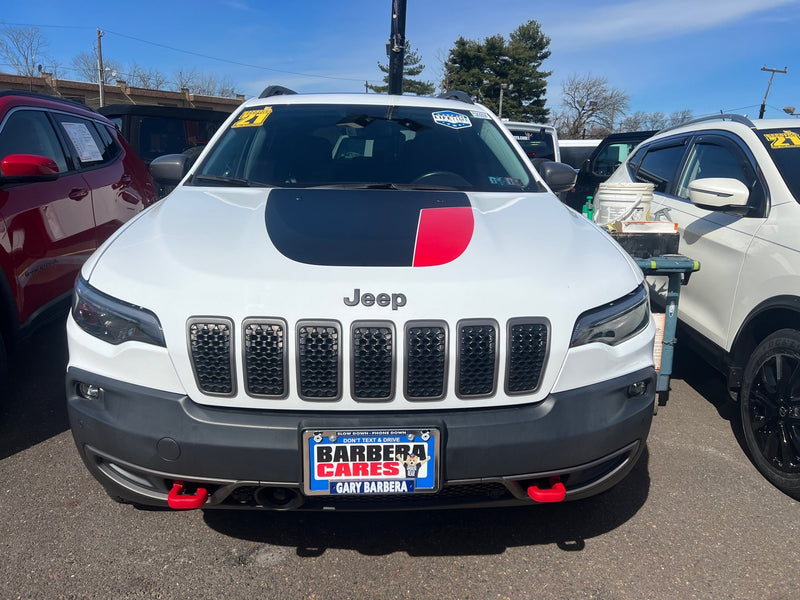 Load image into Gallery viewer, Two Tone Hood Decal for 2014-2023 Jeep Cherokee
