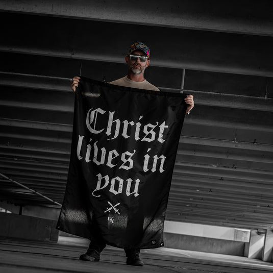 Christ Lives In You 4' x 3' Flag