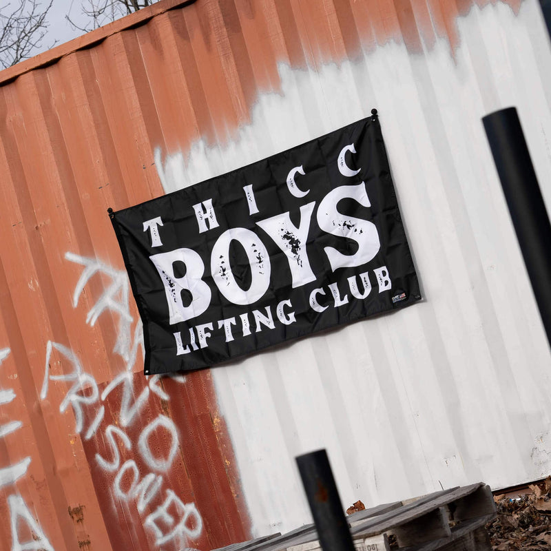 Load image into Gallery viewer, Thicc Boys Lifting Club 3&#39; x 5&#39; Wall Flag
