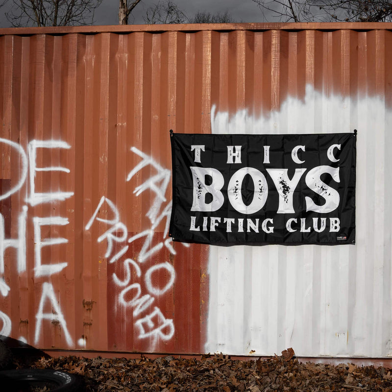 Load image into Gallery viewer, Thicc Boys Lifting Club 3&#39; x 5&#39; Wall Flag
