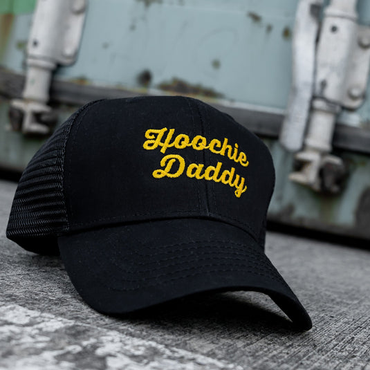 Hoochie Daddy Script Snapback Hat