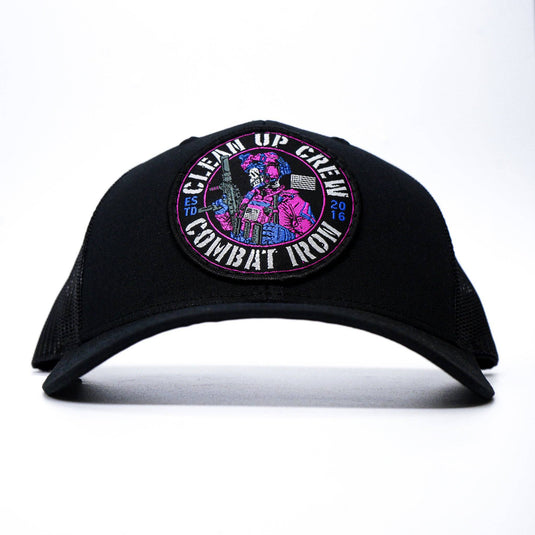 Clean Up Crew Miami Patch Mid-Profile Mesh Snapback Hat