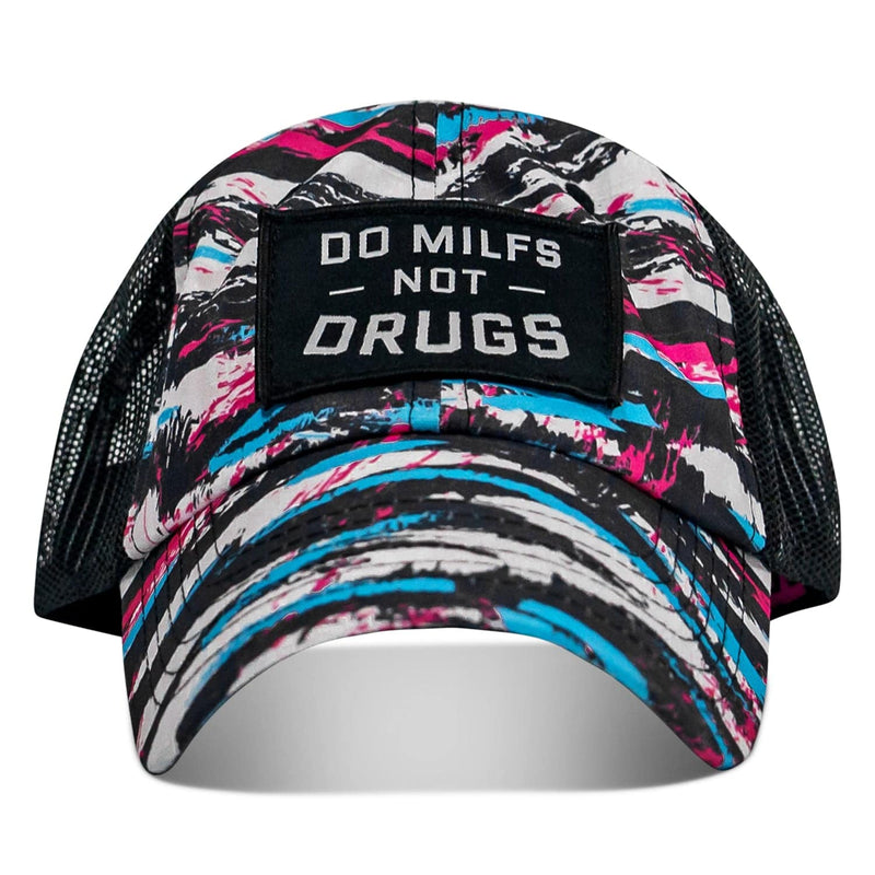 Load image into Gallery viewer, Ripstop Do Milfs Not Drugs Patch Low Profile Snapback
