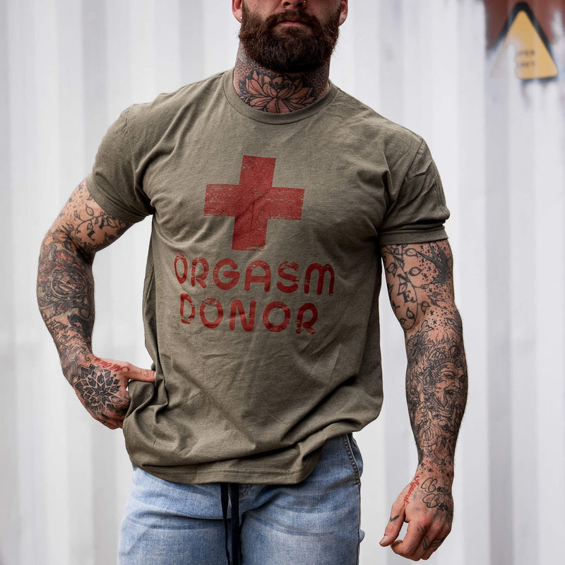 Load image into Gallery viewer, Orgasm Donor Men's T-Shirt
