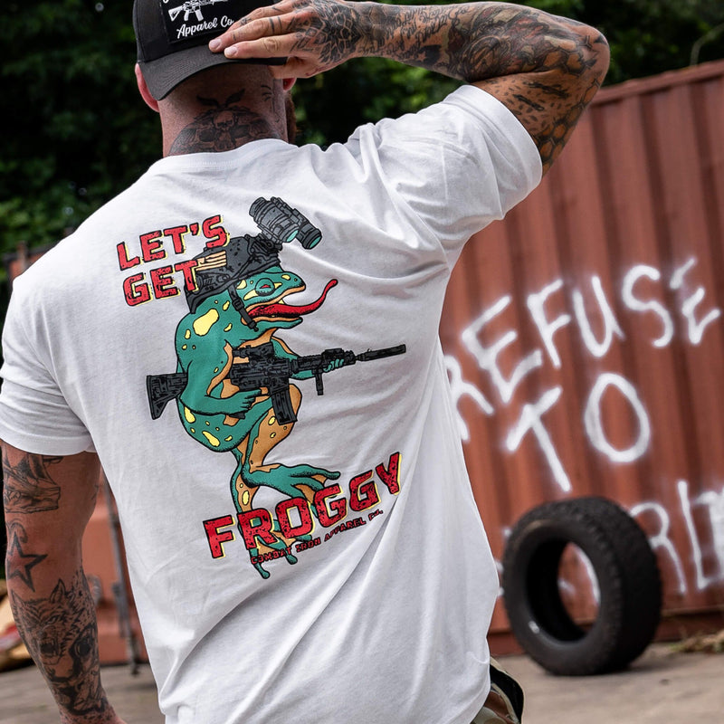 Load image into Gallery viewer, Let&#39;s Get Froggy Operator Style Men&#39;s  T-Shirt
