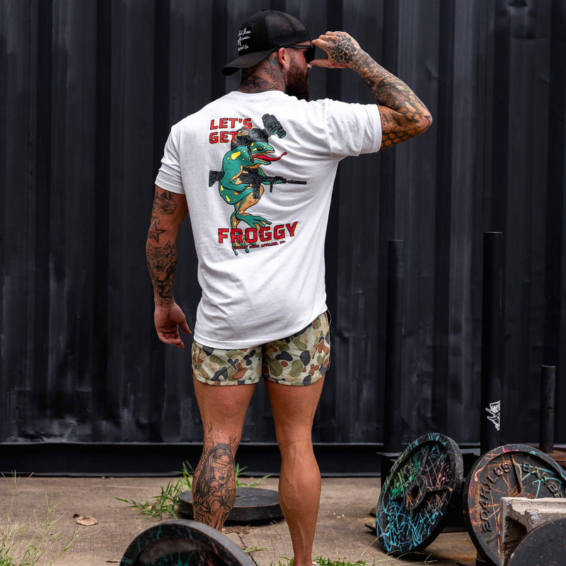 Load image into Gallery viewer, Let&#39;s Get Froggy Operator Style Men&#39;s  T-Shirt
