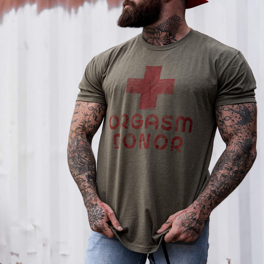 Orgasm Donor Men's T-Shirt