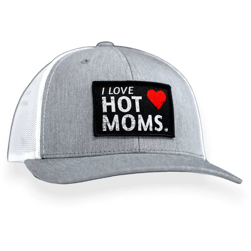 Load image into Gallery viewer, I Love Hot Mom&#39;s Patch Snapback Hat
