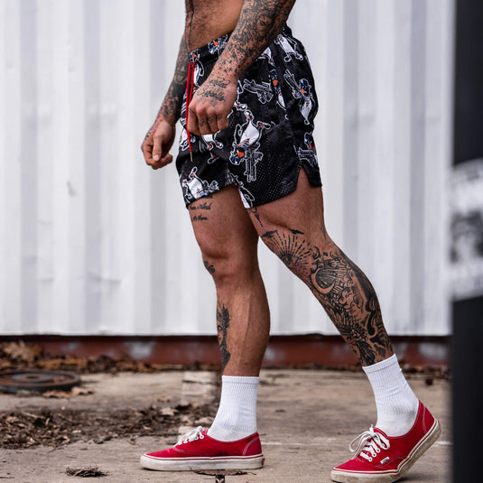 Mid Thigh Mesh Training / Lifestyle Shorts | 5"